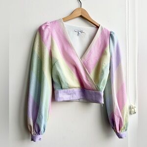 Olivia Rubin Kendall Sequin Top pastel